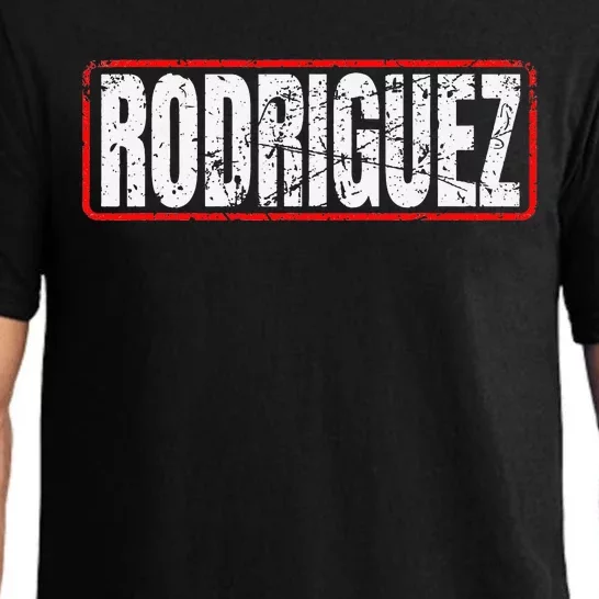 Rodriguez Surname Mexican & Hispanic American Chicano Design Pajama Set