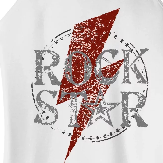 Rock Star Music Fan Gift Graphic Rock N Roll Tee Star Women’s Perfect Tri Rocker Tank