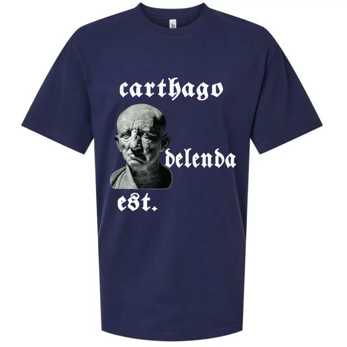 Roman Senator Marco PóRcio CatãO Quote Carthago Delenda Est Sueded Cloud Jersey T-Shirt