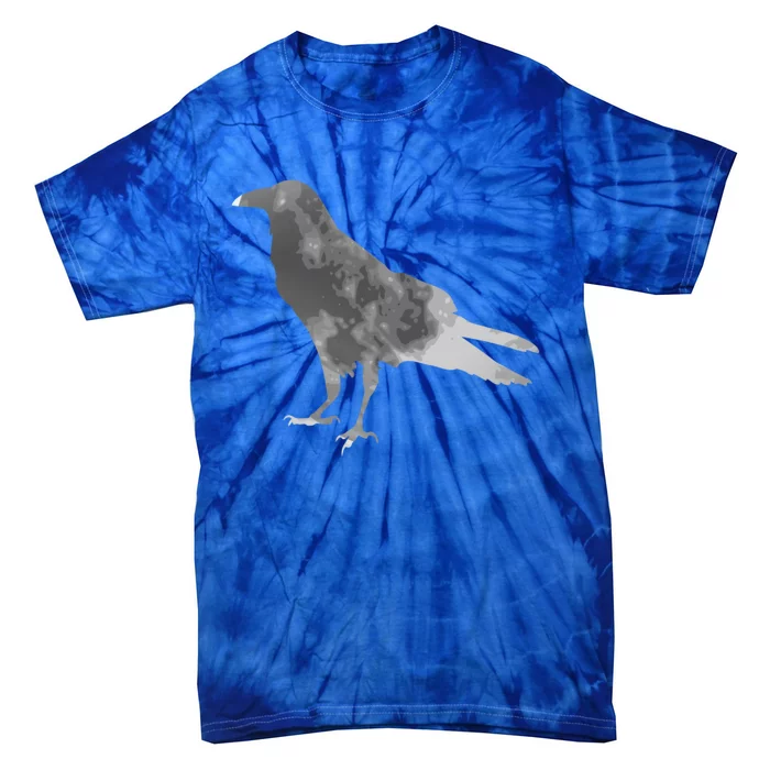 Raven Silhouette Moon For Halloween Witches Gift Tie-Dye T-Shirt