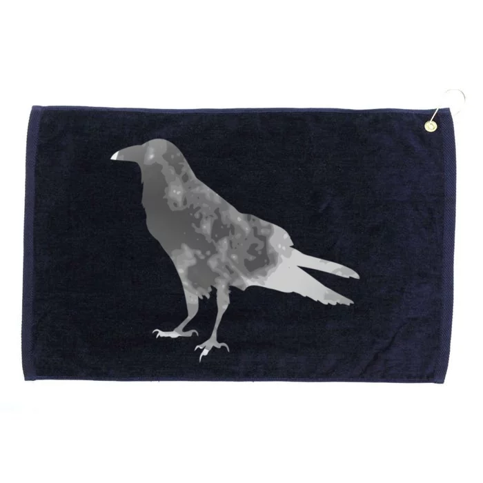 Raven Silhouette Moon For Halloween Witches Gift Grommeted Golf Towel