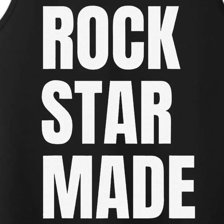 Rock Star Made Rockstar Made Rap Hip Hop Trap Performance Tank