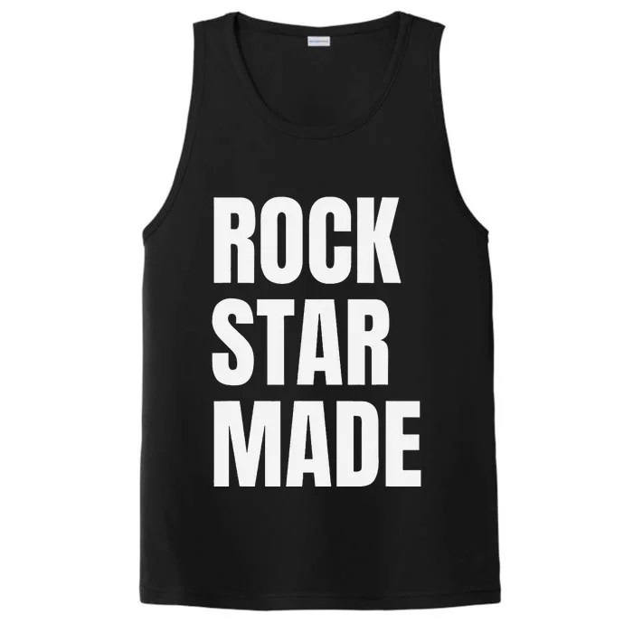 Rock Star Made Rockstar Made Rap Hip Hop Trap Performance Tank