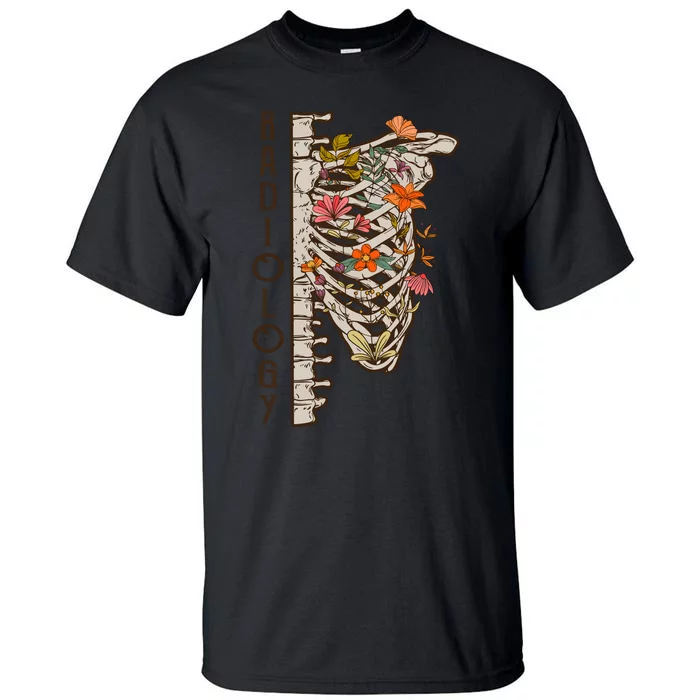 Radiology Skeleton Nurse Tall T-Shirt