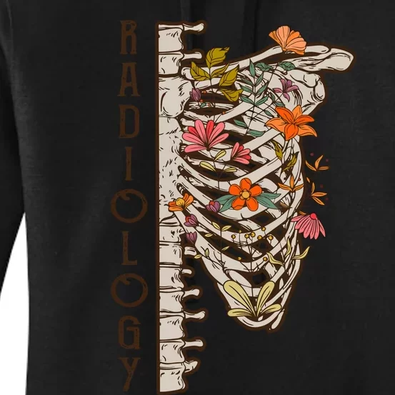 Radiology Skeleton Nurse Women's Pullover Hoodie