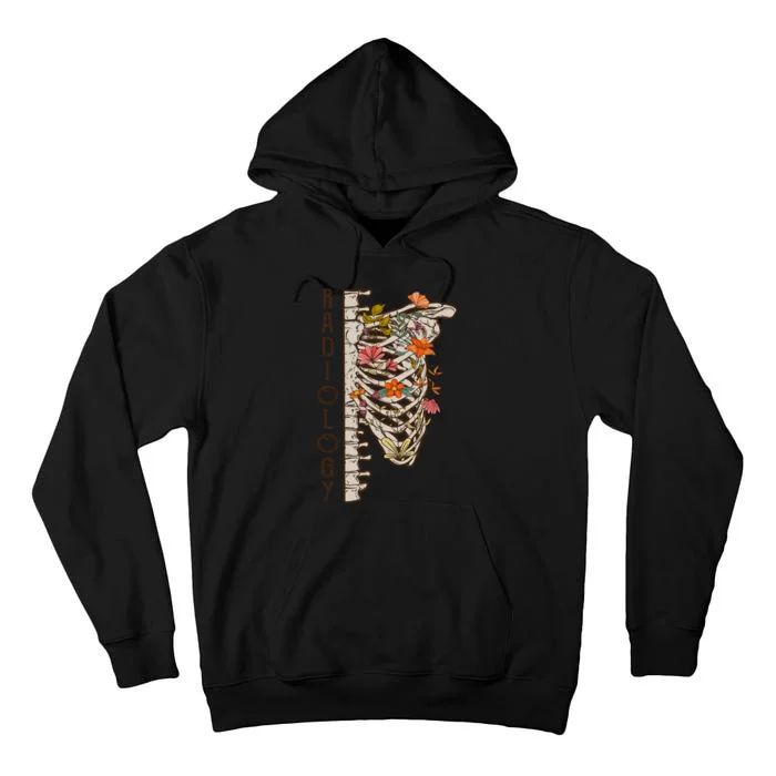 Radiology Skeleton Nurse Tall Hoodie