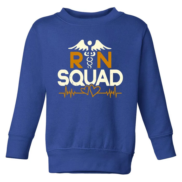 Rn Squad Nursing Student Future Nurses Novelty Gift Toddler Sweatshirt