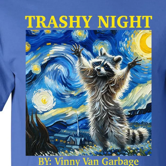 Raccoon Starry Night Van Gogh Racoon Gifts Tall T-Shirt