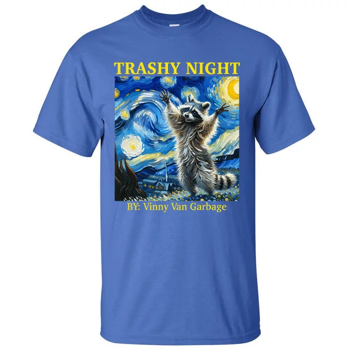 Raccoon Starry Night Van Gogh Racoon Gifts Tall T-Shirt