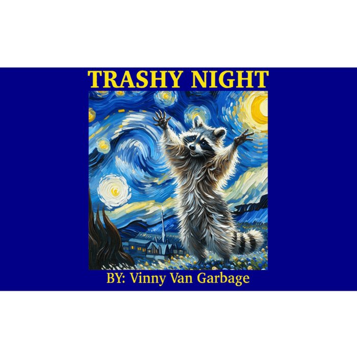 Raccoon Starry Night Van Gogh Racoon Gifts Bumper Sticker