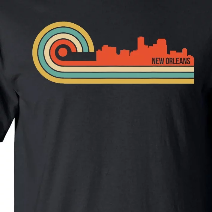 Retro Style New Orleans Louisiana Skyline Tall T-Shirt