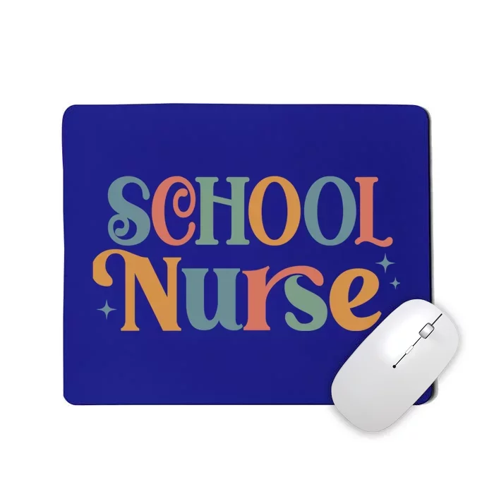 Retro School Nurse Mom Gift Mousepad