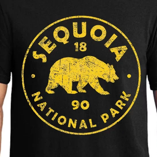 Retro Sequoia National Park Wo Pajama Set