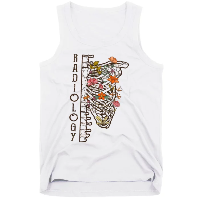 Radiology Skeleton Nurse Tank Top