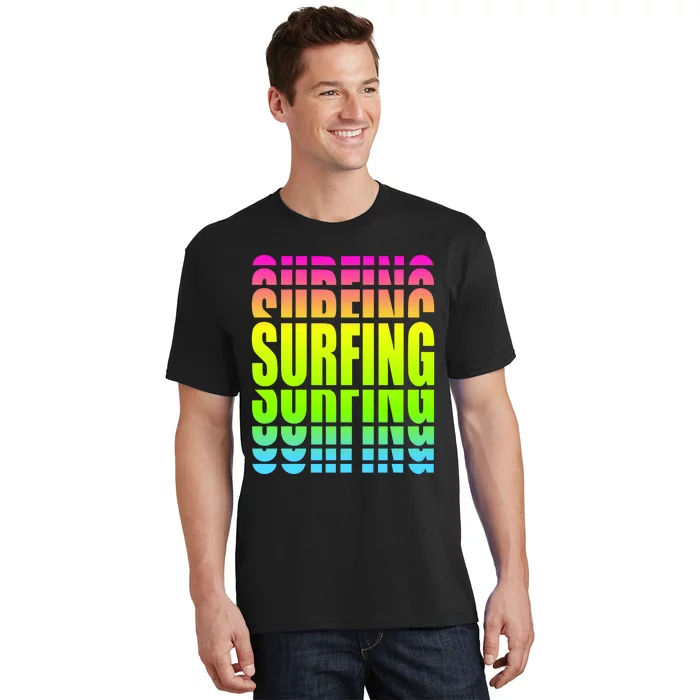 Retro Surfing Neon T-Shirt