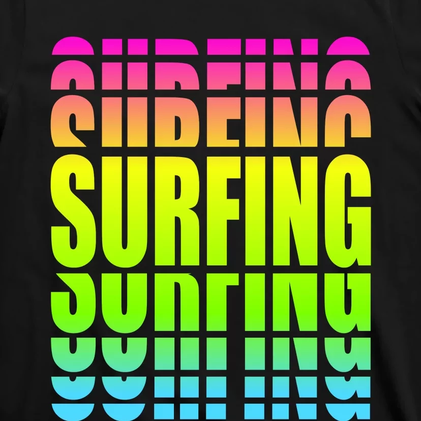 Retro Surfing Neon T-Shirt