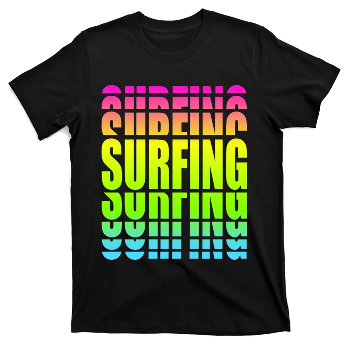 Retro Surfing Neon T-Shirt