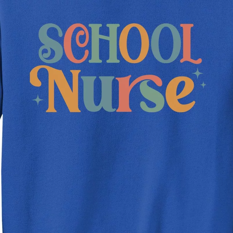 Retro School Nurse Mom Cool Gift Sweatshirt