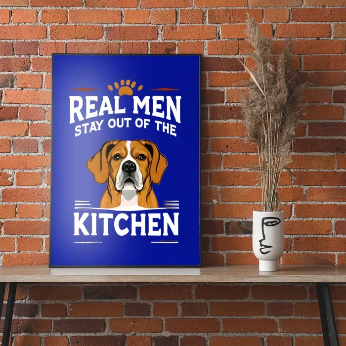 Real Stay Out Of The Kitchen Funny Dog Vintage Gift Poster