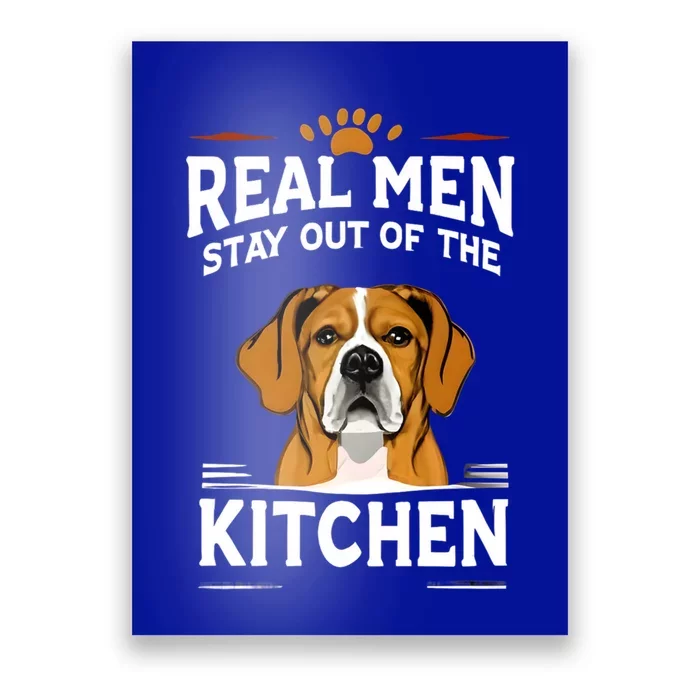 Real Stay Out Of The Kitchen Funny Dog Vintage Gift Poster