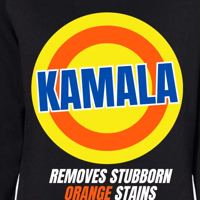 Removes Stubborn Orange Stains Kamala Harris 2024 Election Funny Gift Womens California Wash Sweatshirt