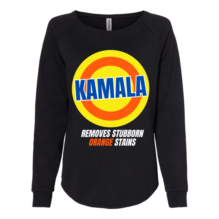 Removes Stubborn Orange Stains Kamala Harris 2024 Election Funny Gift Womens California Wash Sweatshirt