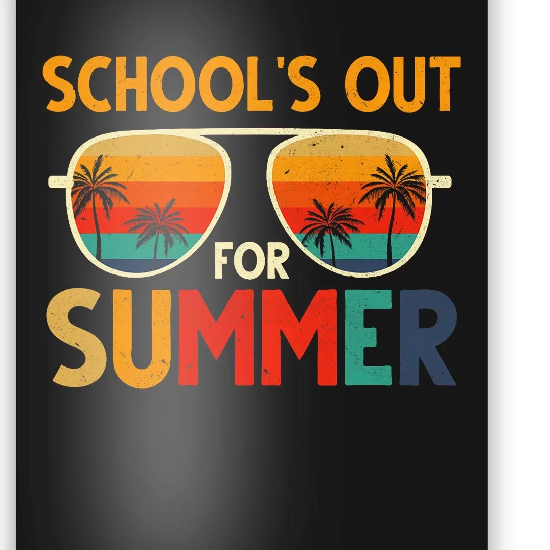 Retro Schools Out For Summer Last Day Of School Teacher Poster