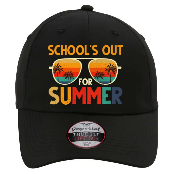 Retro Schools Out For Summer Last Day Of School Teacher The Original Performance Cap