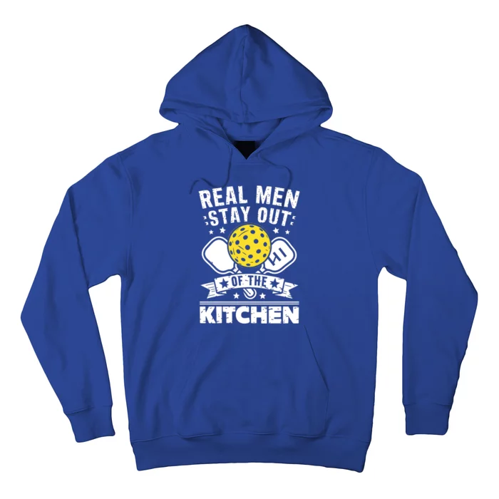 Real Stay Out Of The Kitchen Pickleball Funny Pickleball Funny Gift Hoodie