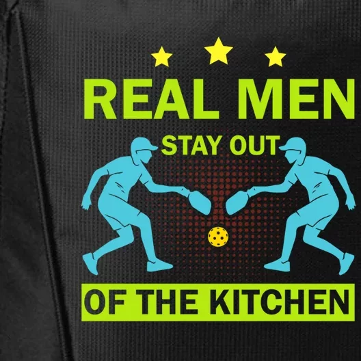 Real Stay Out Of The Kitchen Funny Pickleball Lover Cool Gift City Backpack