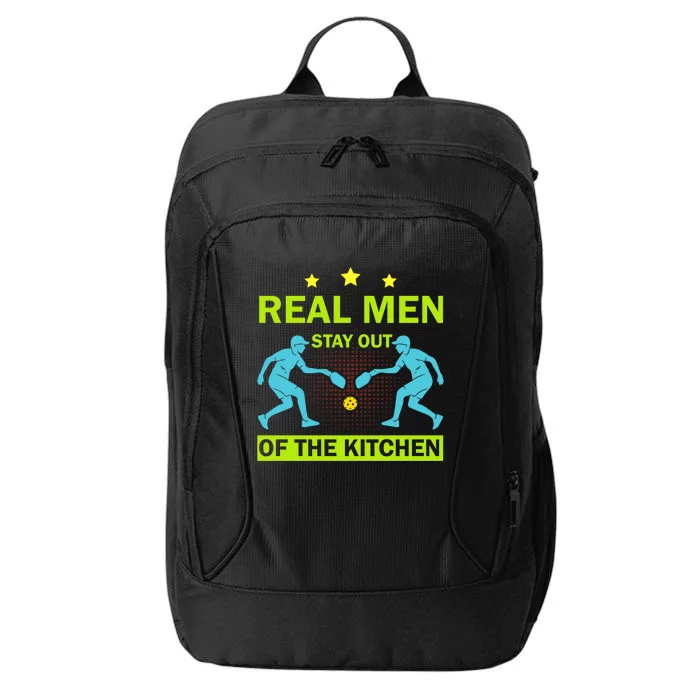 Real Stay Out Of The Kitchen Funny Pickleball Lover Cool Gift City Backpack