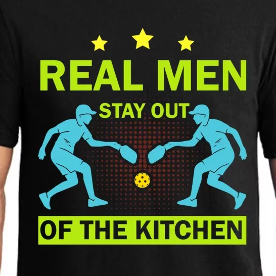 Real Stay Out Of The Kitchen Funny Pickleball Lover Cool Gift Pajama Set