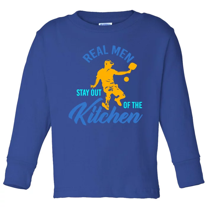 Real Stay Out Of The Kitchen Gift Toddler Long Sleeve Shirt