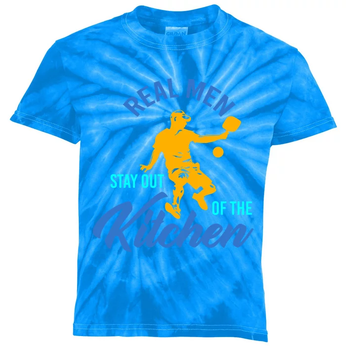 Real Stay Out Of The Kitchen Gift Kids Tie-Dye T-Shirt