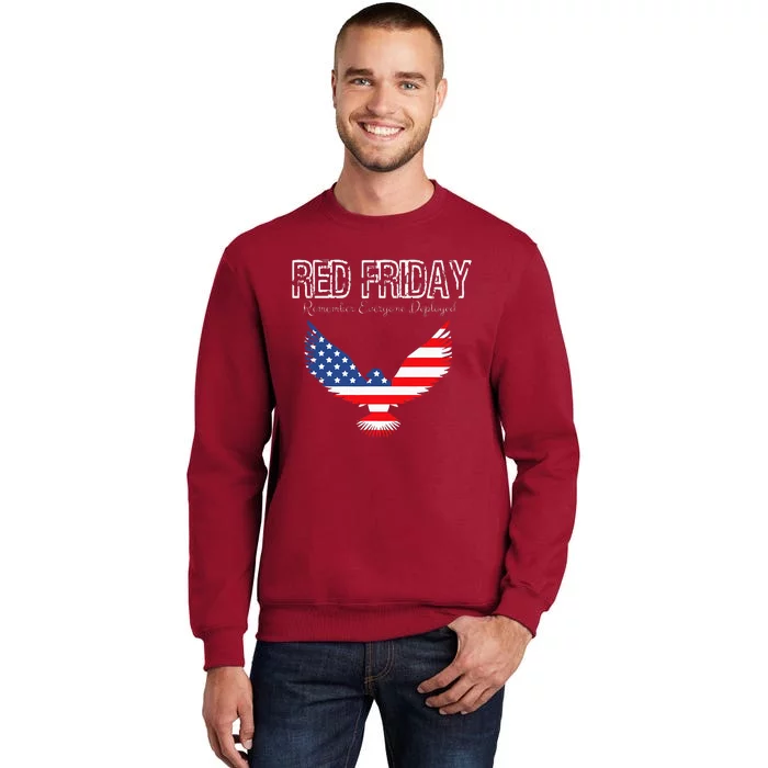 R.E.D. Support Our Troops Wear Red On Friday Sweatshirt