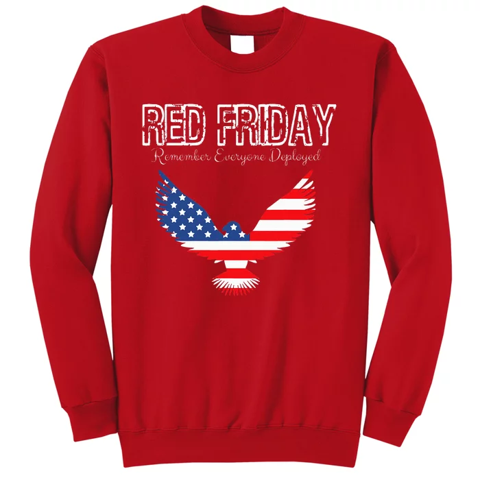 R.E.D. Support Our Troops Wear Red On Friday Sweatshirt