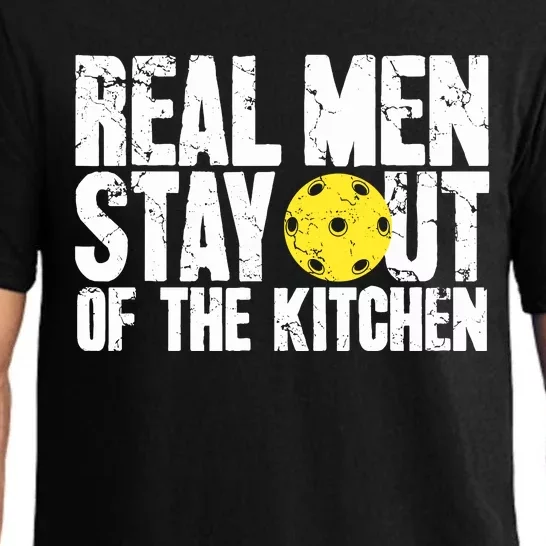 Real Stay Out Of The Kitchen Funny Pickleball Pajama Set