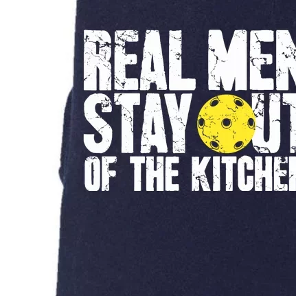 Real Stay Out Of The Kitchen Funny Pickleball Doggie 3-End Fleece Hoodie