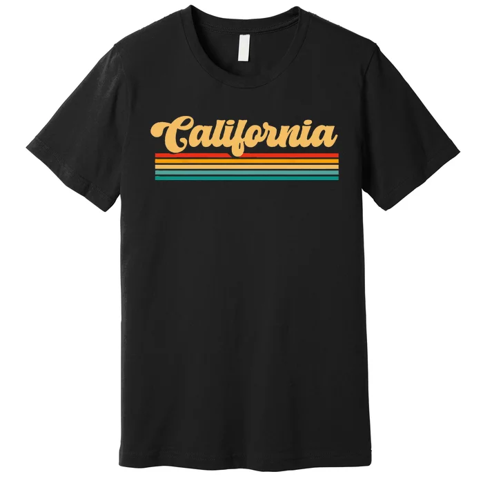 Retro State Of California Premium T-Shirt