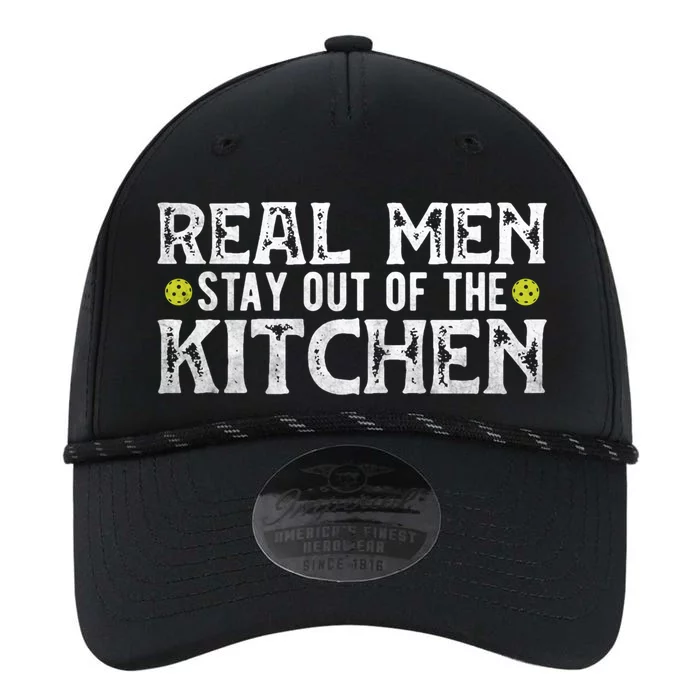 Real Stay Out Of The Kitchen Pickleball Funny Vintage Gift Performance The Dyno Cap