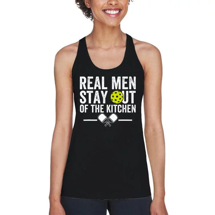 Real Stay Out Of The Kitchen Women's Racerback Tank