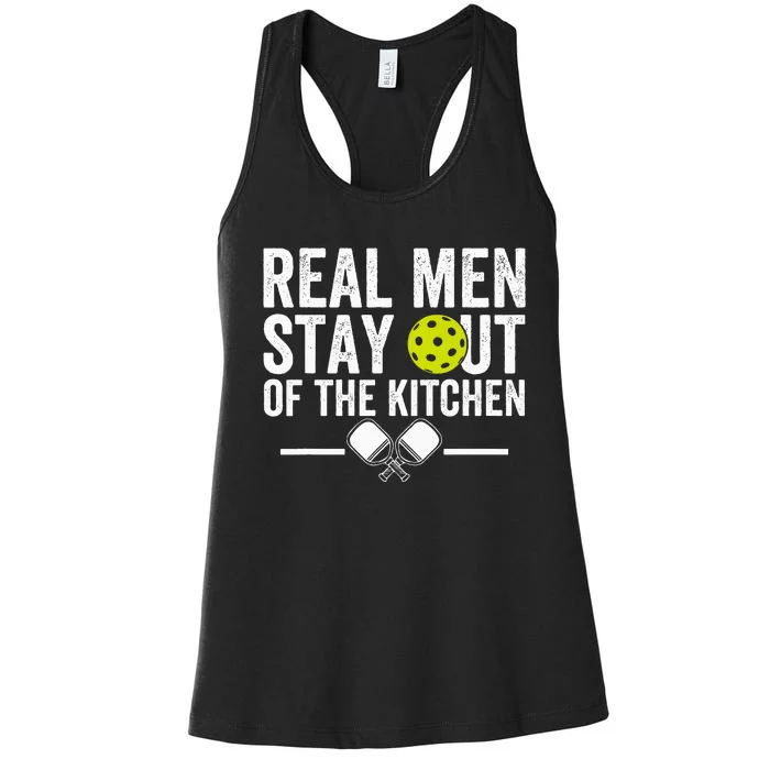 Real Stay Out Of The Kitchen Women's Racerback Tank