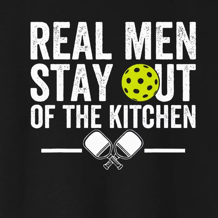 Real Stay Out Of The Kitchen Women's Crop Top Tee