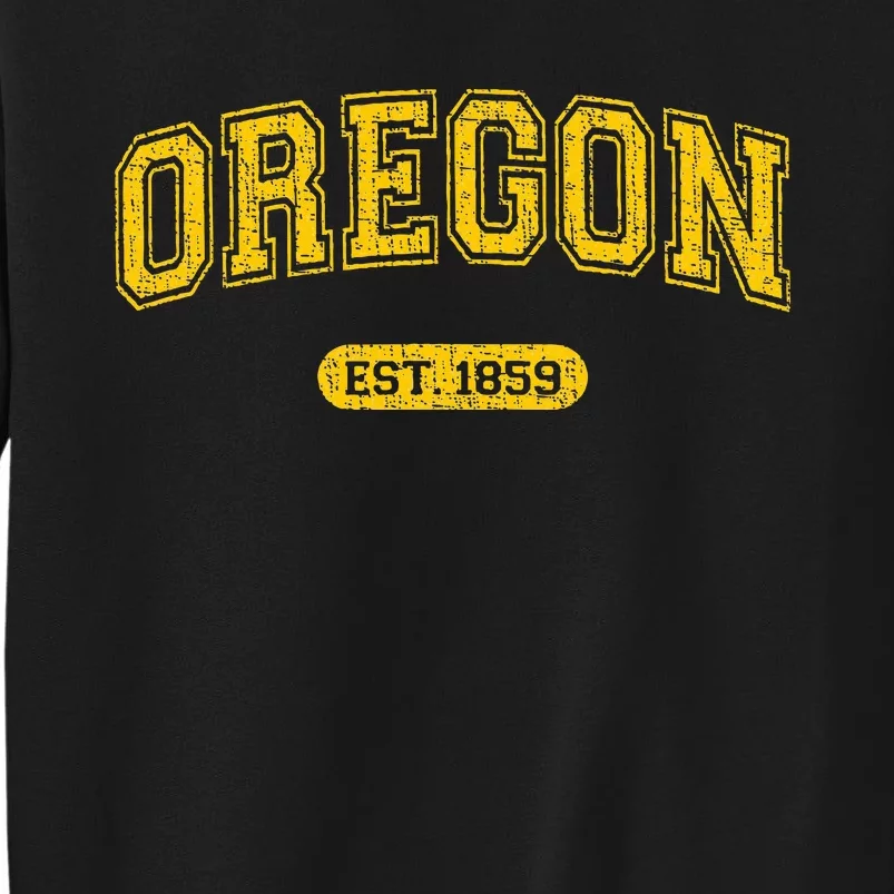 Retro Schoolstyle Oregon 1859 Distressed Sweatshirt