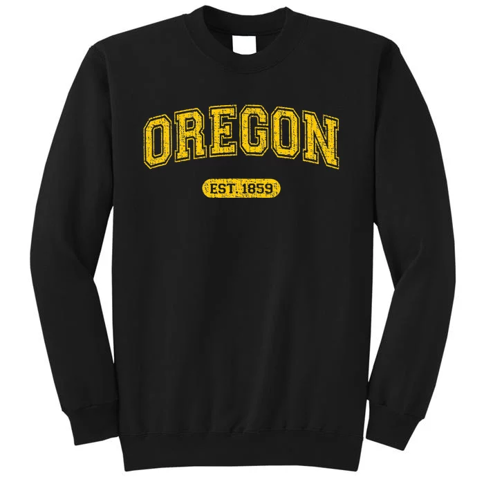 Retro Schoolstyle Oregon 1859 Distressed Sweatshirt