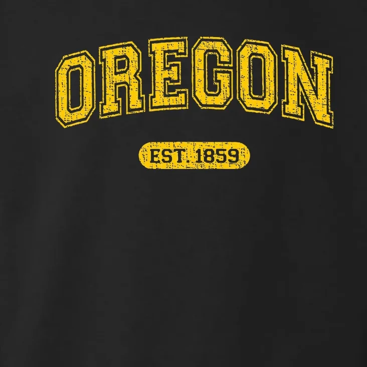 Retro Schoolstyle Oregon 1859 Distressed Toddler Hoodie