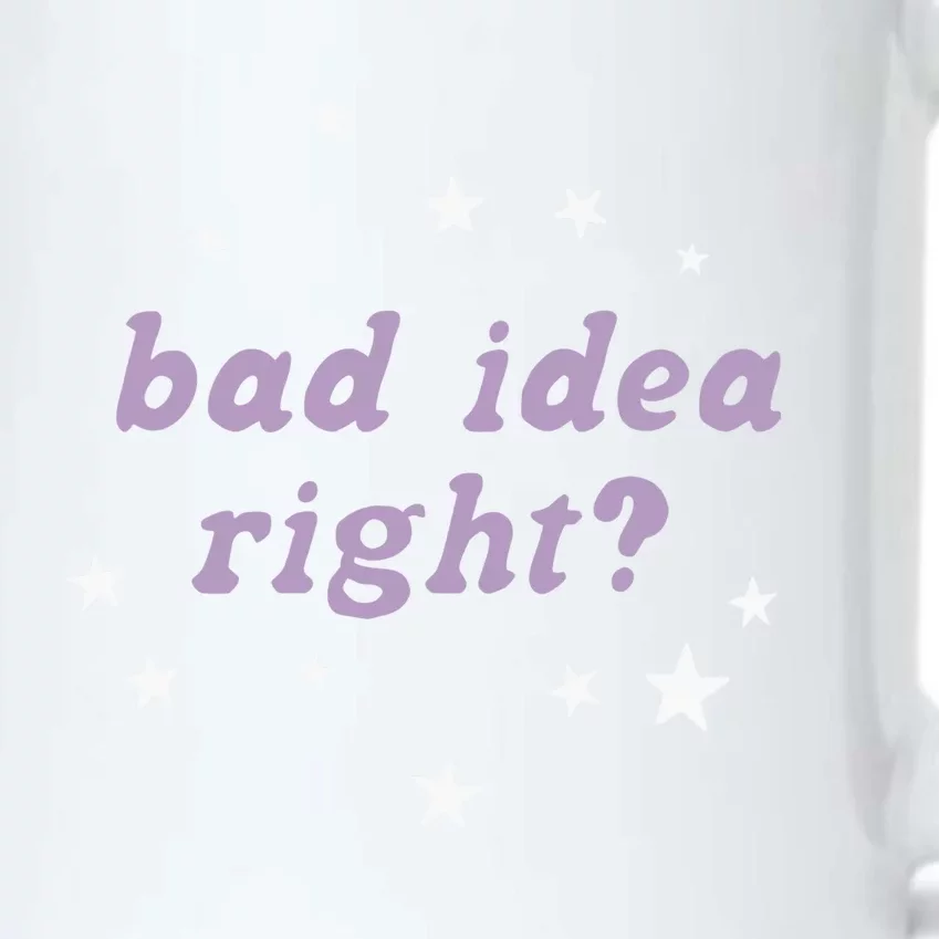 Retro Star Olivia Bad Idea Right Black Color Changing Mug