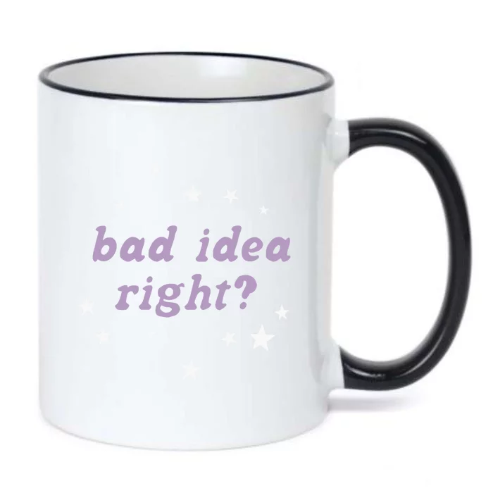 Retro Star Olivia Bad Idea Right Black Color Changing Mug