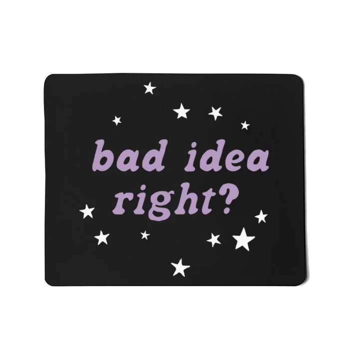 Retro Star Olivia Bad Idea Right Mousepad