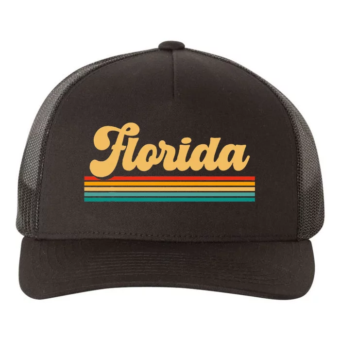 Retro State Of Florida Yupoong Adult 5-Panel Trucker Hat